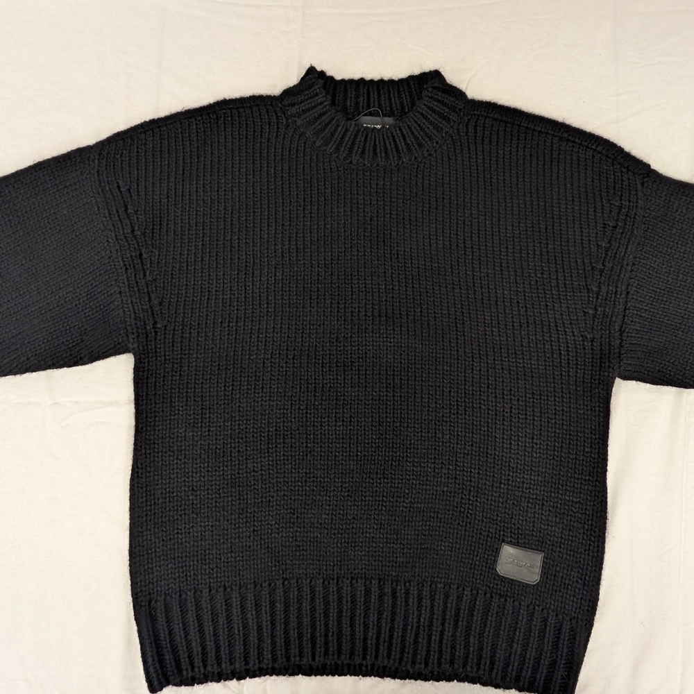 The Kooples Charcoal Crewneck Sweater - Picture 8 of 8